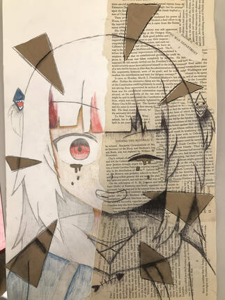 Gura's Reflection (School Project) - 9/26/22